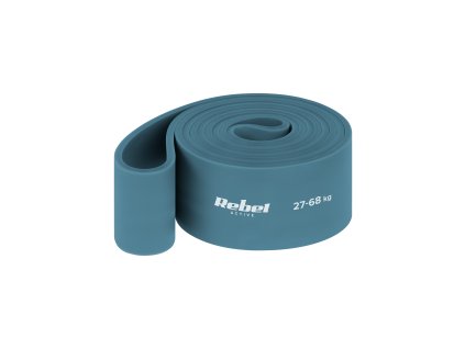 Guma na cvičenie - Power Band PL-6, modrá 27-68 kg REBEL ACTIVE
