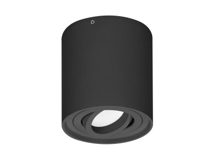 Okrúhle čierne stropné svietidlo GU10 35W