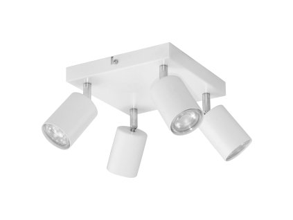 Stropné bodové svietidlo 4x50W GU10 IP20 biele