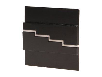 Čierne LED schodiskové svietidlo 3000K