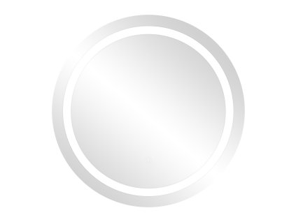 LED zrkadlo 60 cm s vypínačom a okrajom 4000K