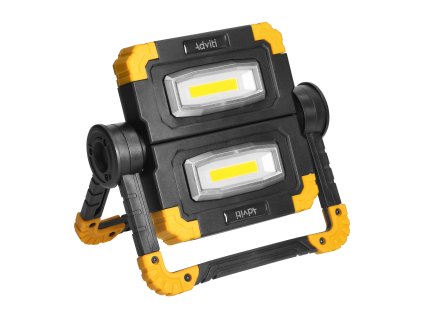 Prenosný LED reflektor 2x10W s batériou 5000mAh