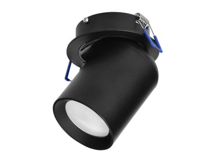Čierne stropné bodové osvetlenie GU10 IP20