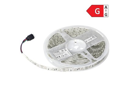 RGB LED pásik 5m 12V IP63 5050 60LED/m