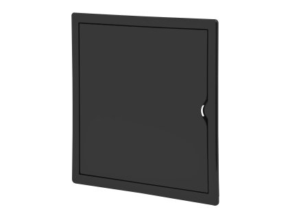 Čierne revízne dvierka 25x25 cm