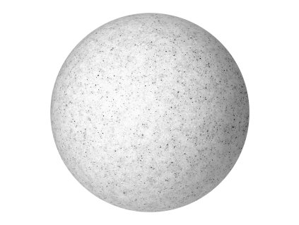 Záhradná lampa guľa IP65, kameň, ?380