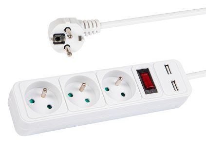 Predlžovací kábel s USB 98-081-