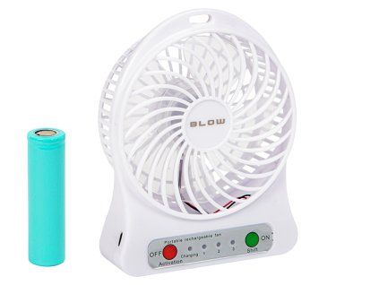 USB ventilátor biely 44-502-