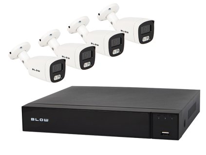 8MP PoE kamerový set s 2TB HDD, 4 kamery