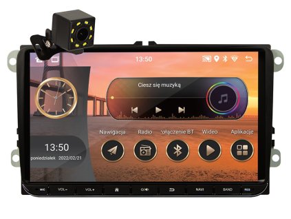 9" Android 2DIN Autorádio GPS WiFi CarPlay VW/ŠKODA/SEAT