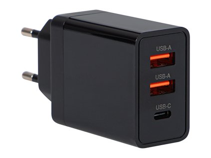 Rýchlonabíjačka 30W USB-C + 2x USB-A