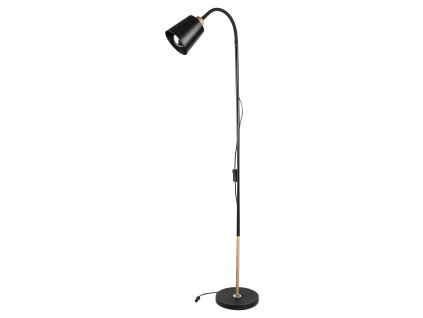 Čierna stojacia lampa 154 cm, E27, 18W max