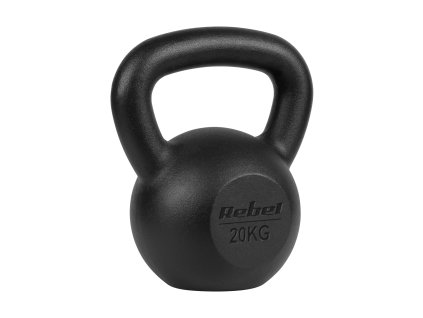 Liatinový kettlebell 20 kg, REBEL ACTIVE