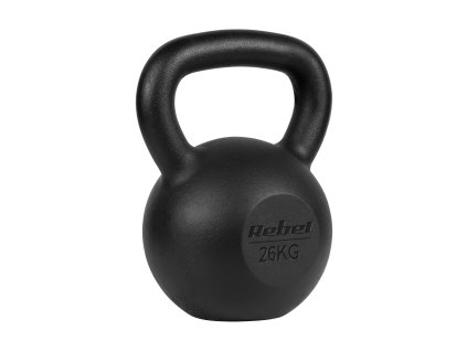 Liatinový kettlebell 26kg, REBEL ACTIVE