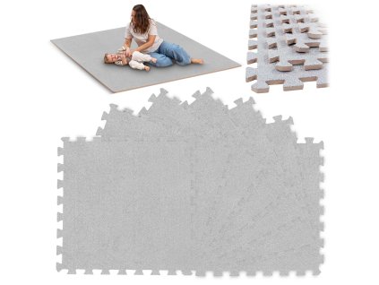 Penová podložka puzzle 180 x 120 cm Massido 6 dielov