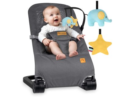 Lehátko pre bábätká NK-52 Nukido - sivá