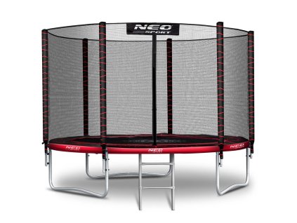 Záhradná trampolína 10ft/312cm s vonkajšou sieťou a rebríkom Neo-Sport