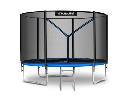 Záhradná trampolína 8ft/252cm s vonkajšou sieťou a rebríkom Neo-Sport