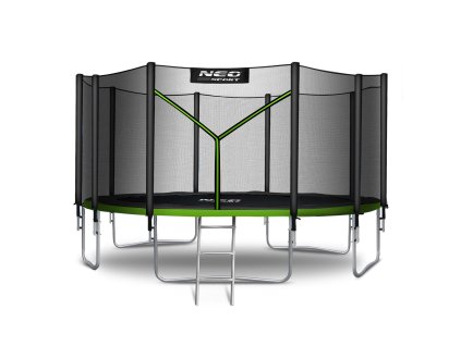 Záhradná trampolína 15ft/465cm s vonkajšou sieťou a rebríkom Neo-Sport