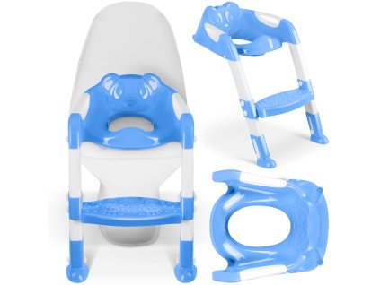 Nástavec na WC s rebríkom koala Ricokids 729100 modrá