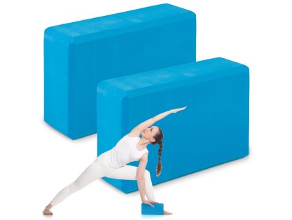 Pena kocka na jogu - súprava 2 ks NS-962 modrá