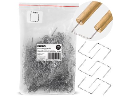 Spony do zváračky na plasty 100 ks typ C Humberg