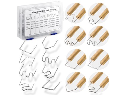 Súprava spôn do zváračky plastov 800 ks Humberg