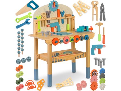 Drevená dielňa s náradím RK-876 Ricokids