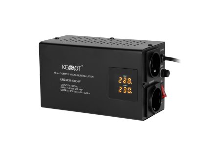 Automatický stabilizátor napätia KEMOT SER-1000-W, presnosť 8%