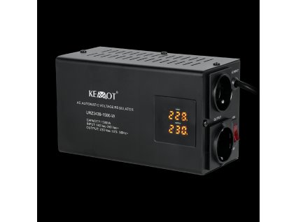 Automatický stabilizátor napätia KEMOT SER-1500-W, presnosť 8%