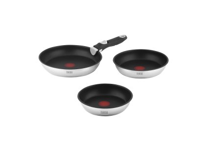 Súprava panvíc s odnímateľnou rukoväťou 22 cm, 24 cm, 28 cm TEESA FRYING PANS SINGLE HAND