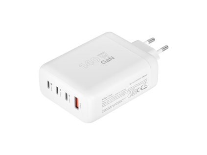 Sieťová nabíjačka Kruger&Matz 140 W GaN s funkciou Quick Charge a Power Delivery