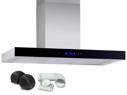 Kuchynský komínový odsávač Berdsen BN-KE3 INOX + sklo