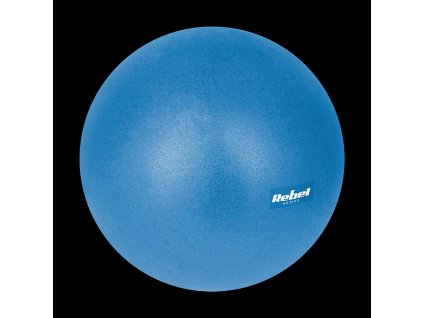 Mini gymnastická lopta na pilates rehabilitačná 25cm, modrá farba, REBEL ACTIVE
