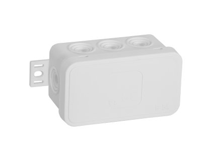 Rozvodná krabica IP54 8 vstupov biela 80x45x41mm