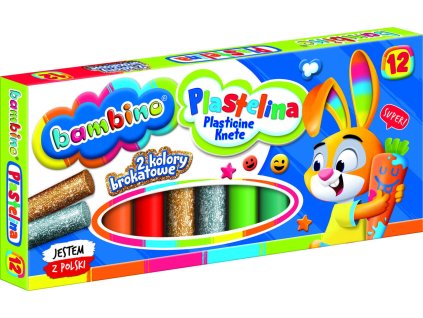 BAMBINO Plastelina klasyczna 12 kolorow 99529%281%29