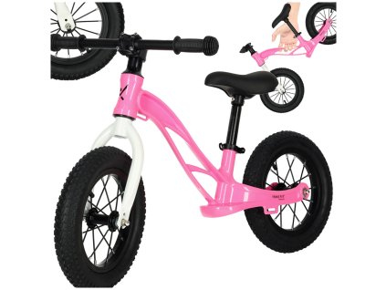 Rowerek biegowy Trike Fix Active X2 rower lekki 3 7 kg pompowane kola rozowy 168349