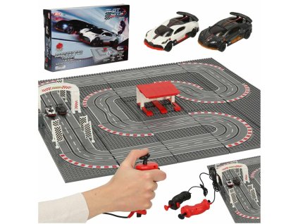 Tor samochodowy wyscigowy policyjny elektryczny klocki konstrukcyjne GD 03 160636