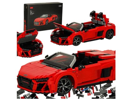 Samochod Rastar 93800 AUDI R8 Spyder 1 14 klocki 1440 el 163684