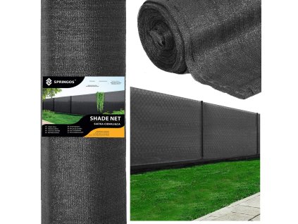 SN0043 TIENIACA SIEŤ ANTRACIT 140 GSM 1,5 X 10 M 50 PÁSKOV