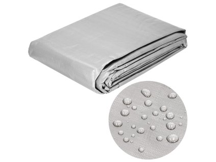 GA2155 PLACHTA 4 X 6 M SIVÁ-ČIERNA