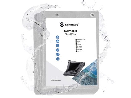 GA2160 TARPAULIN 3 X 3 M GREY-BLACK