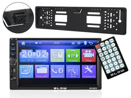 Radio BLOW AVH-9810 2DIN 7"+BVS-547