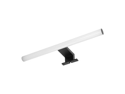 Čierna LED zrkadlová lampa 40 cm, 540lm, 4000K