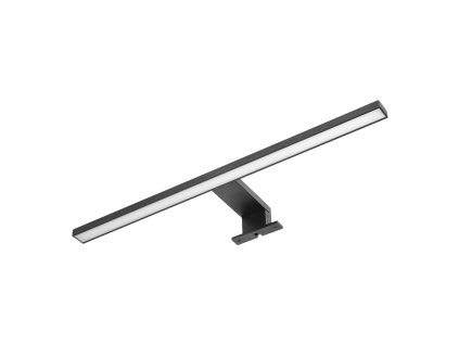 Čierna LED zrkadlová lampa 12W 4000K 50cm