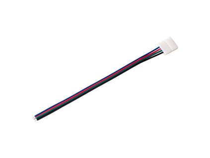 RGB LED Pásik Rýchlospojka 10 mm 4pin Kábel