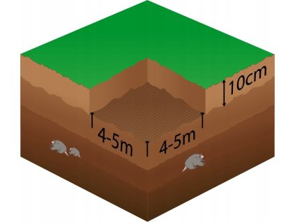 AN0007 SIEŤ PROTI KRTOM 30 GSM 1 X 25 M