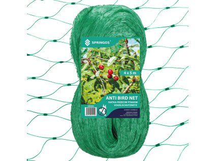 Sieť proti vtákom 4 × 5 m S-AB0004