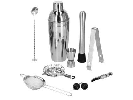 Barmanská sada so šejkrom 750 ml, 11 ks S-KI0010