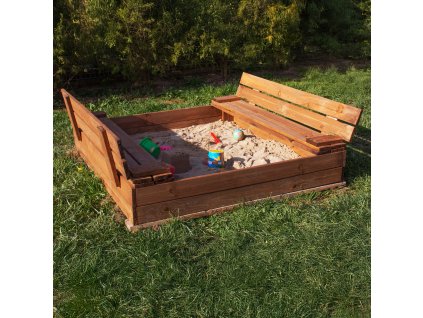 SBX120IC DREVENÉ PIESKOVISKO 120 X 120 CM IMPREGNOVANÉ